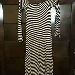 Black and White Maxi Dress